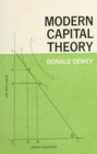 Image for Modern Capital Theory