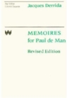 Image for Memoires for Paul De Man