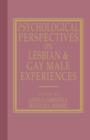 Image for Psychological Perspectives on Lesbian and Gay Male Experiences