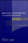 Image for Mental Disorders in the Social Environment