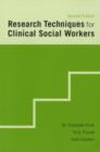 Image for Research Techniques for Clinical Social Workers