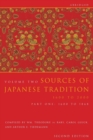 Image for Sources of Japanese traditionVol. 2 Part 1: 1600 to 1868