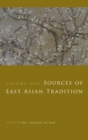 Image for Sources of East Asian Tradition
