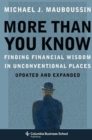 Image for More than you know  : finding financial wisdom in unconventional places
