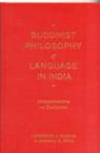 Image for Buddhist Philosophy of Language in India