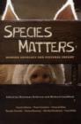 Image for Species Matters