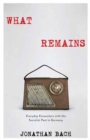 Image for What remains  : everyday encounters with the socialist past in Germany