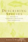 Image for Describing Species - Practical Taxonomic Procedure for Biologists