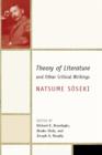 Image for The theory of literature and other critical writings