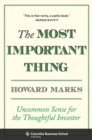Image for The most important thing: uncommon sense for the thoughtful investor