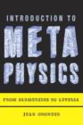 Image for Introduction to metaphysics: from Parmenides to Levinas