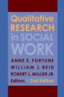 Image for Qualitative research in social work