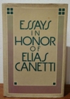 Image for Essays in Honour of Elias Canetti