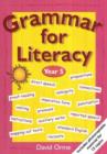 Image for Grammar for literacy: Year 5