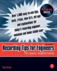 Image for Recording tips for engineers  : for cleaner, brighter tracks
