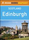 Image for Edinburgh (Rough Guides Snapshot Scotland)