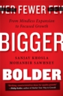 Image for Fewer, Bigger, Bolder