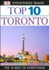 Image for DK Eyewitness Top 10 Travel Guide: Toronto: Toronto