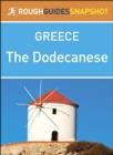 Image for Rough Guides Snapshot Greece: The Dodecanese.