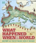 Image for What happened when in the world.: history as you&#39;ve never seen it before