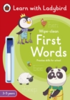 Image for First Words: A Learn with Ladybird Wipe-Clean Activity Book 3-5 years : Ideal for home learning (EYFS)