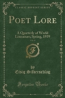 Image for Poet Lore, Vol. 45