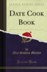 Image for Date Cook Book