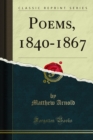 Image for Poems, 1840-1867