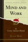 Image for Mind and Work