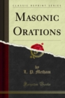 Image for Masonic Orations