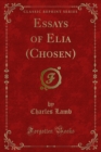 Image for Essays of Elia (Chosen)