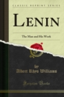 Image for Lenin: The Man and His Work