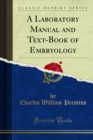 Image for Laboratory Manual and Text-Book of Embryology