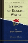 Image for Etymons of English Words