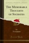 Image for Memorable Thoughts of Socrates