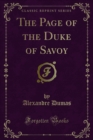 Image for Page of the Duke of Savoy