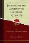 Image for Journals of the Continental Congress, 1774-1789