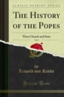 Image for History of the Popes During the Last Four Centuries