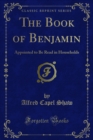 Image for Book of Benjamin: Appointed to Be Read in Households