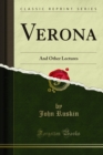Image for Verona: And Other Lectures