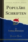 Image for Populare Schriften
