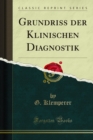 Image for Grundriss Der Klinischen Diagnostik