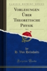 Image for Vorlesungen Uber Theoretische Physik