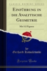 Image for Einfuhrung in Die Analytische Geometrie: Mit 112 Figuren