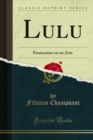Image for Lulu: Pantomime en un Acte