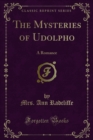 Image for Mysteries of Udolpho: A Romance