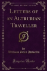 Image for Letters of an Altrurian Traveller
