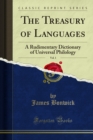 Image for Treasury of Languages: A Rudimentary Dictionary of Universal Philology