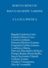Image for Scritti Critici Su Rocco Giuseppe Tassone E La Sua Poetica