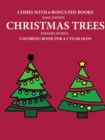 Image for Coloring Book for 4-5 Year Olds (Christmas trees)
